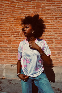 Côte d'Ivoire- Rose & blanc
