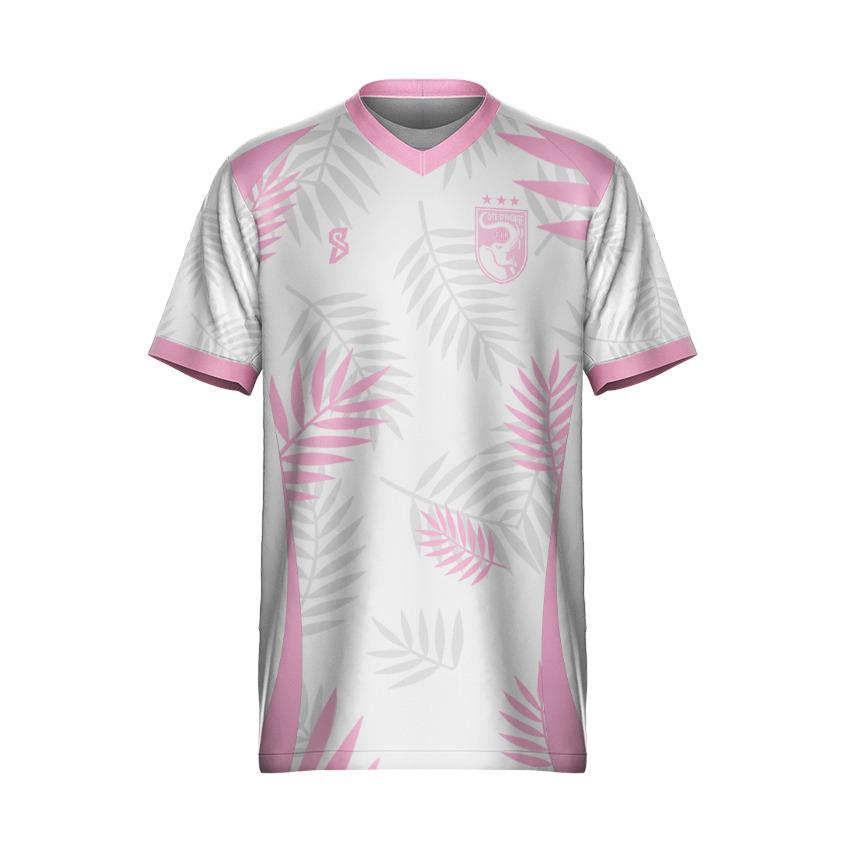 Côte d'Ivoire- Rose & blanc